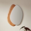 Eglo 425049 - Espelho de parede LIOMA 68x48 cm abeto/bege
