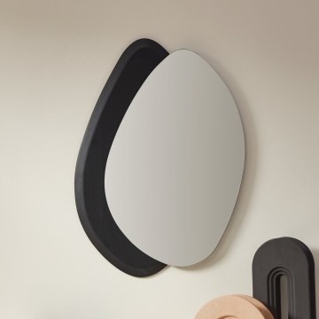 Eglo 425051 - Espelho de parede LIOMA 68x48 cm abeto/preto