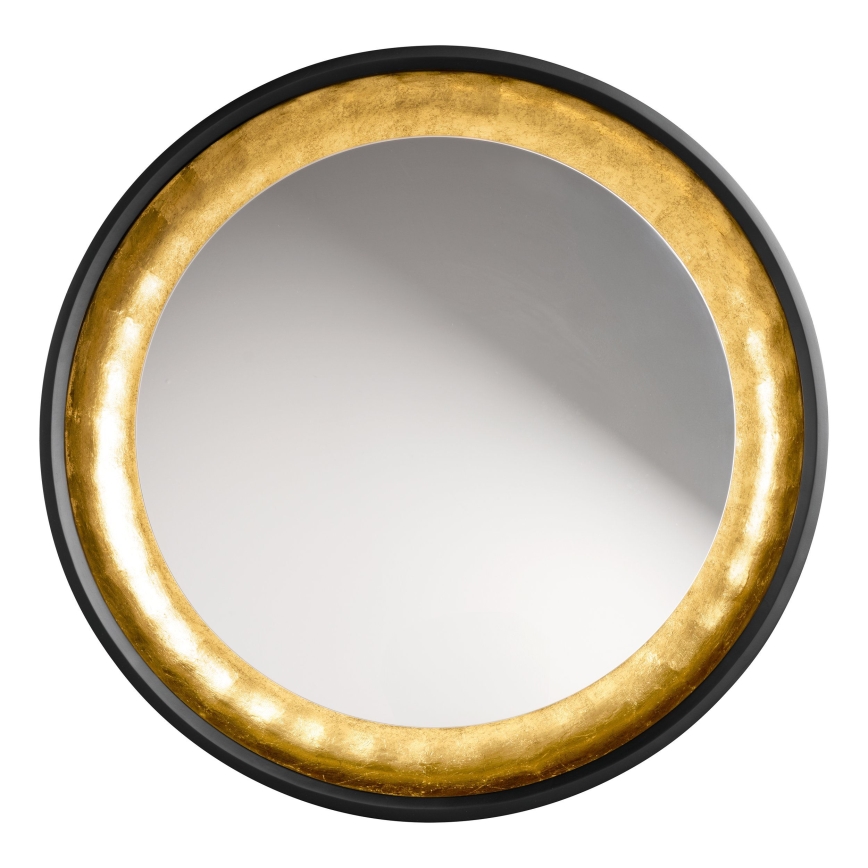 Eglo 425062 - Espelho de parede BONTANG diâmetro 90 cm preto/dourado