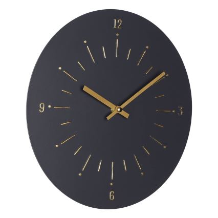 Eglo - Relógio de parede 1xAA diâmetro 30 cm preto