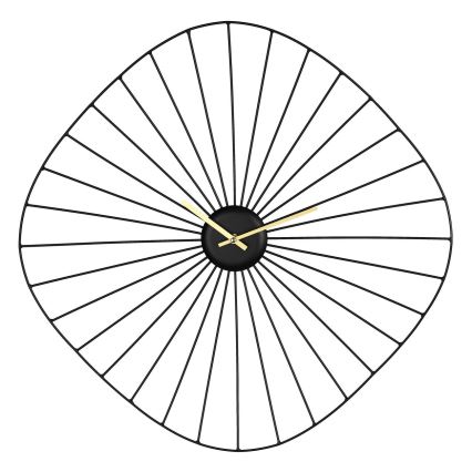 Eglo - Relógio de parede 1xAA 60x60 cm preto