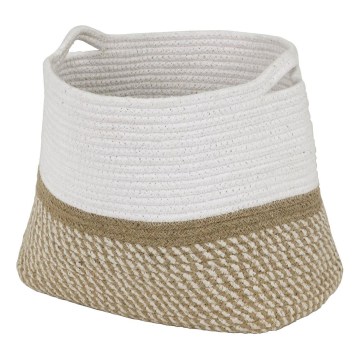 Eglo 426562 - Cesto decorativo TOYAMA 25x30 cm branco/bege