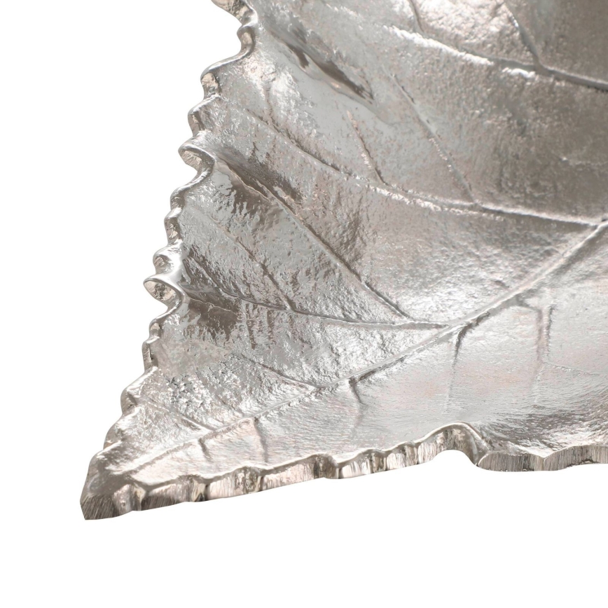 Eglo - Bandeja decorativa 18,5x23,5 cm folha/prateado