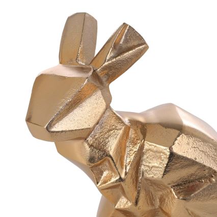 Eglo - Decoração em metal 17,5x16 cm coelho/dourado