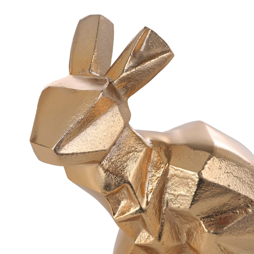 Eglo - Decoração em metal 17,5x16 cm coelho/dourado