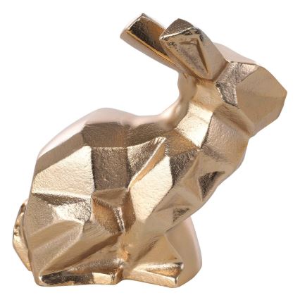 Eglo - Decoração em metal 17,5x16 cm coelho/dourado