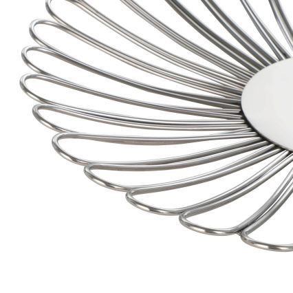 Eglo - Bandeja decorativa diâmetro 40,5 cm cromado brilhante