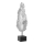 Eglo 427079 - Decoração GIFU 62x23 cm prateada/preta