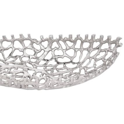 Eglo - CONJUNTO 2x Bandejas decorativa 44/61 cm prateado