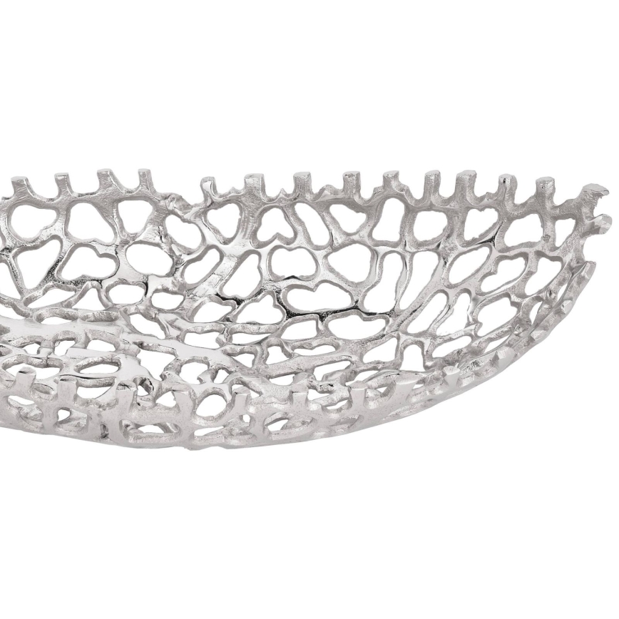 Eglo - CONJUNTO 2x Bandejas decorativa 44/61 cm prateado