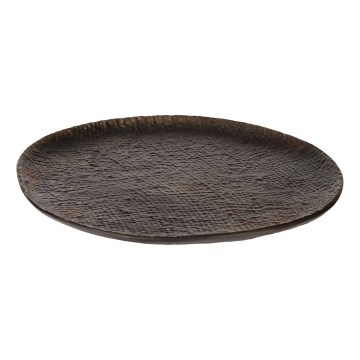 Eglo 427152 - Bandeja decorativa FORLEYET, diâmetro 26,5 cm, castanha