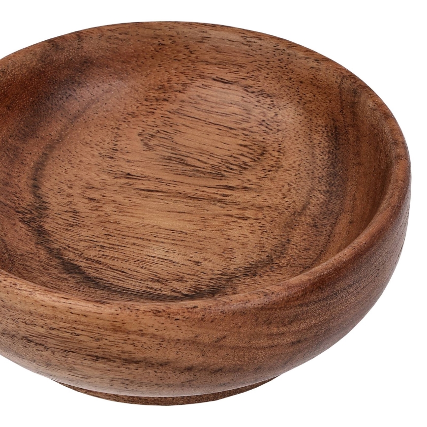 Eglo - Taça de madeira diâmetro 10 cm castanho