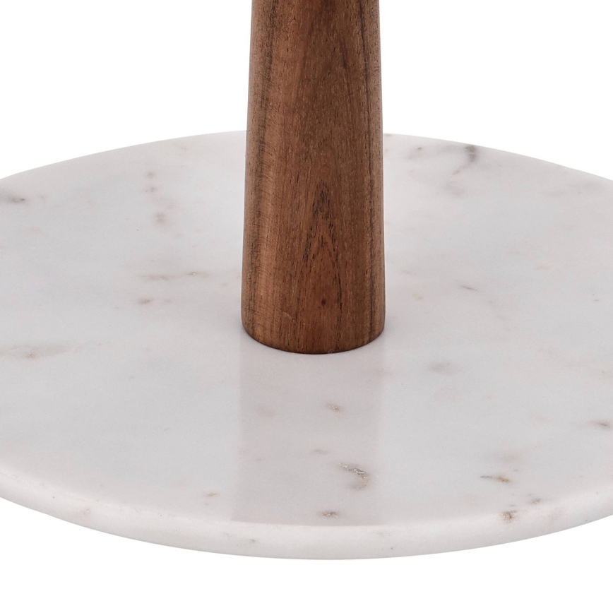 Eglo - Suporte para servir 28x25,5 cm cinzento/castanho