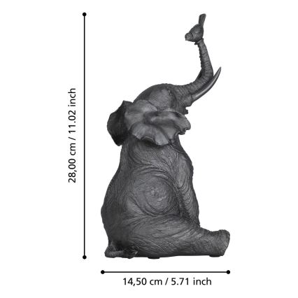 Eglo - Decoração 28x14,5 cm resina