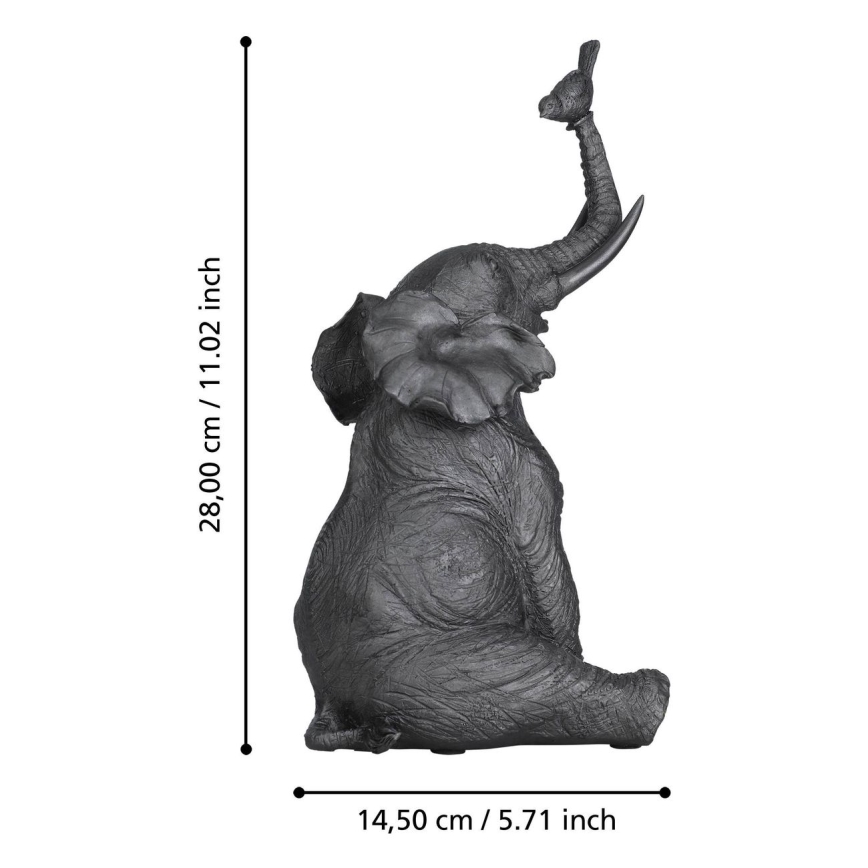 Eglo - Decoração 28x14,5 cm resina