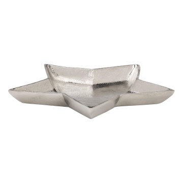 Eglo 427425 - Bandeja decorativa AMBOLOSY 30x32 cm prateada
