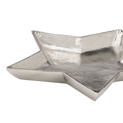 Eglo 427425 - Bandeja decorativa AMBOLOSY 30x32 cm prateada