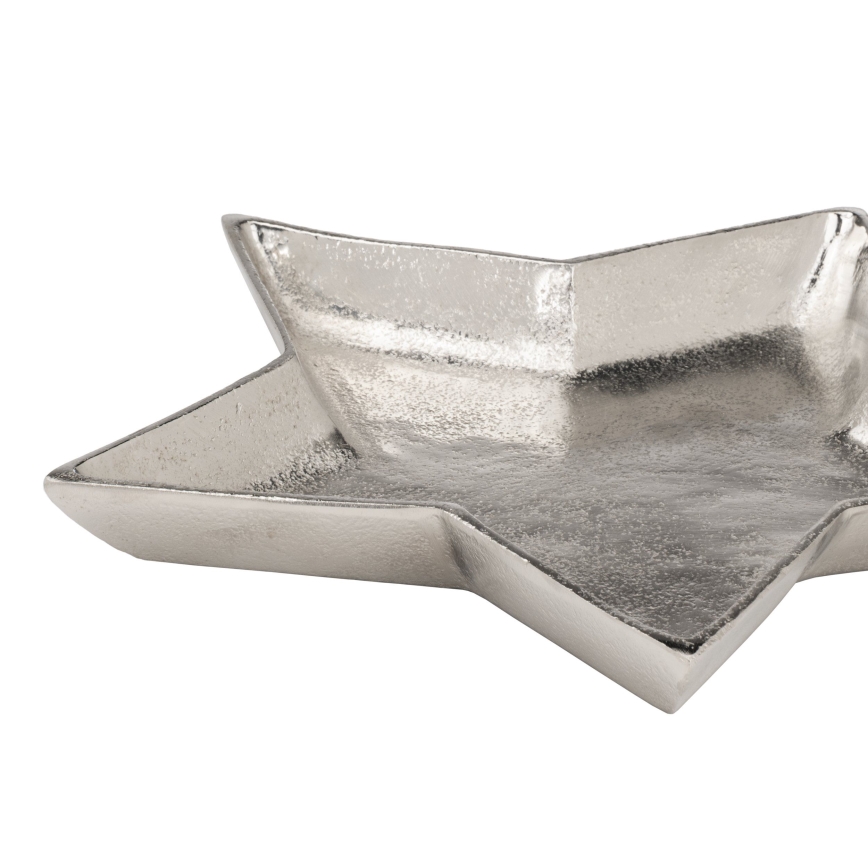 Eglo 427425 - Bandeja decorativa AMBOLOSY 30x32 cm prateada