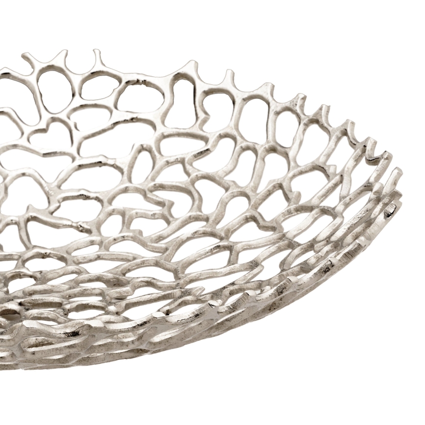 Eglo 427488 - Tigela decorativa KIMITSU Ø 45 cm prateada