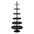 Eglo 427651 - Suporte para servir BABIRIK 206x79 cm preto