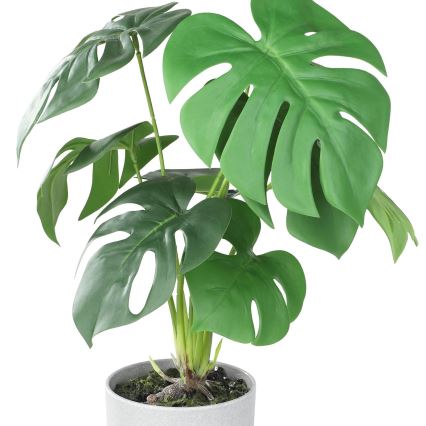 Eglo - Planta artificial em vaso 42x30 cm monstera