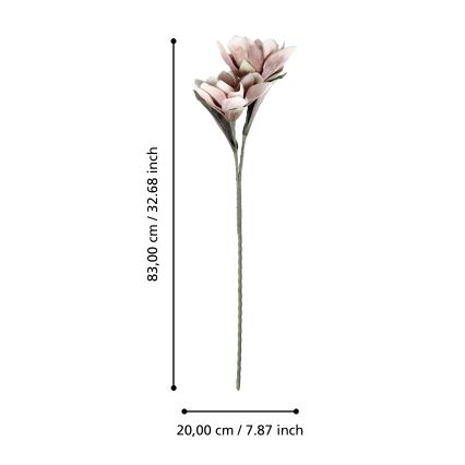 Eglo - Flor artificial 83 cm rosa