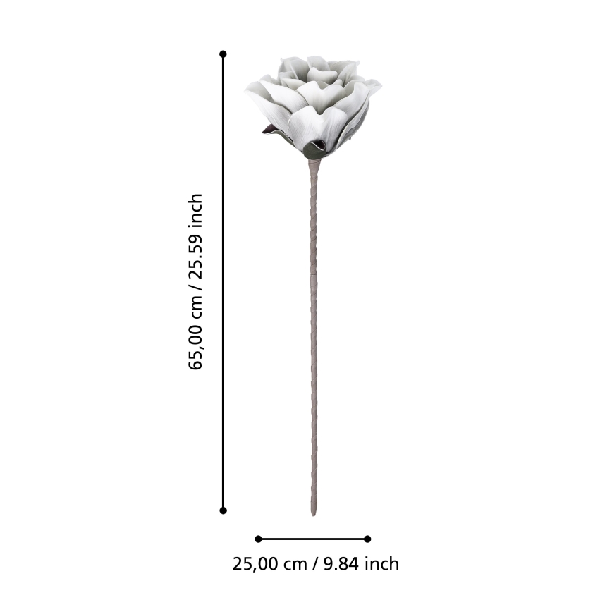Eglo - Flor artificial 65 cm branco