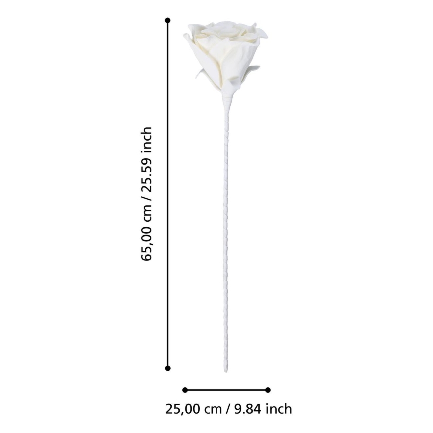 Eglo - Flor artificial 65 cm branco