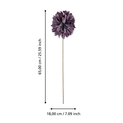 Eglo - Flor artificial 65 cm roxo