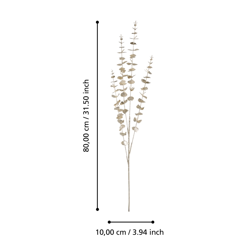 Eglo - Flor artificial 80 cm dourado