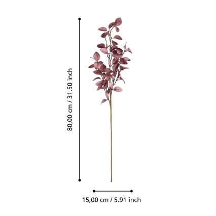 Eglo - Flor artificial 80 cm rosa
