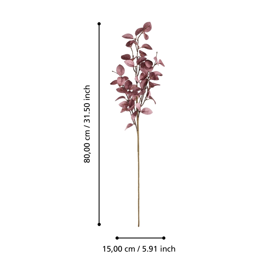 Eglo - Flor artificial 80 cm rosa