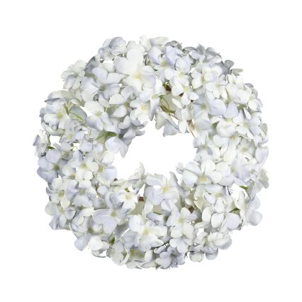 Eglo - Grinalda de flores artificiais diâmetro 35 cm azul