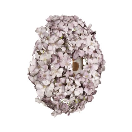 Eglo - Grinalda de flores artificiais diâmetro 35 cm roxo