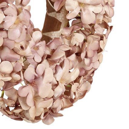 Eglo - Grinalda de flores artificiais diâmetro 35 cm rosa