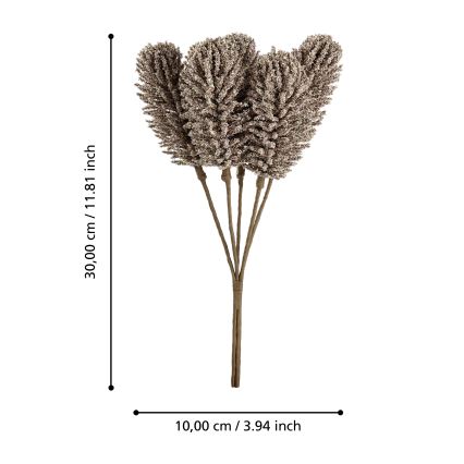 Eglo - Flor artificial 30 cm bege