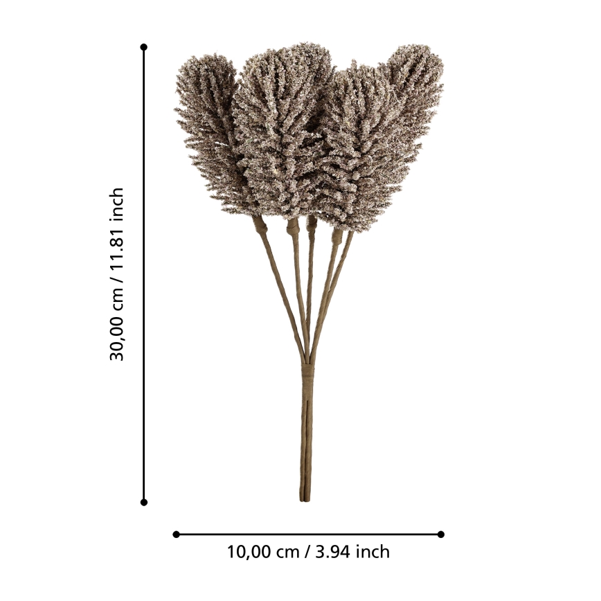 Eglo - Flor artificial 30 cm bege