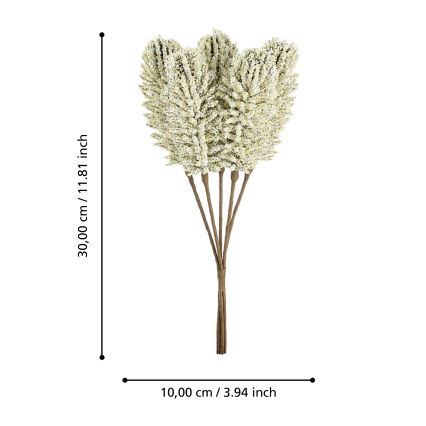 Eglo - Flor artificial 30 cm amarelo