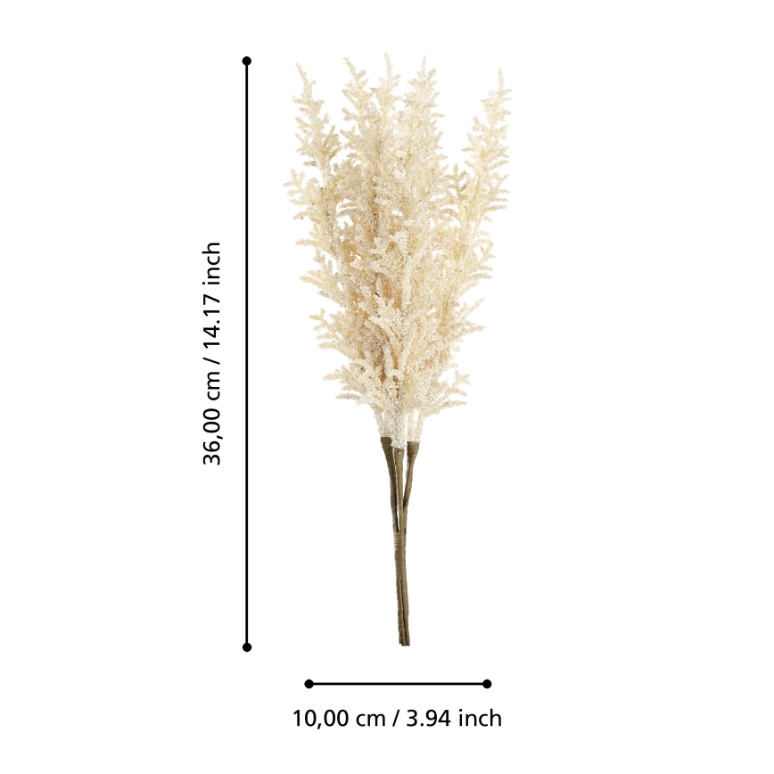 Eglo - Flor artificial 36 cm amarelo