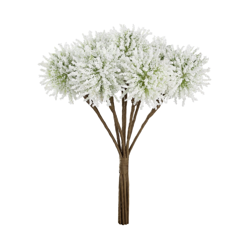 Eglo - Flor artificial 19 cm branco