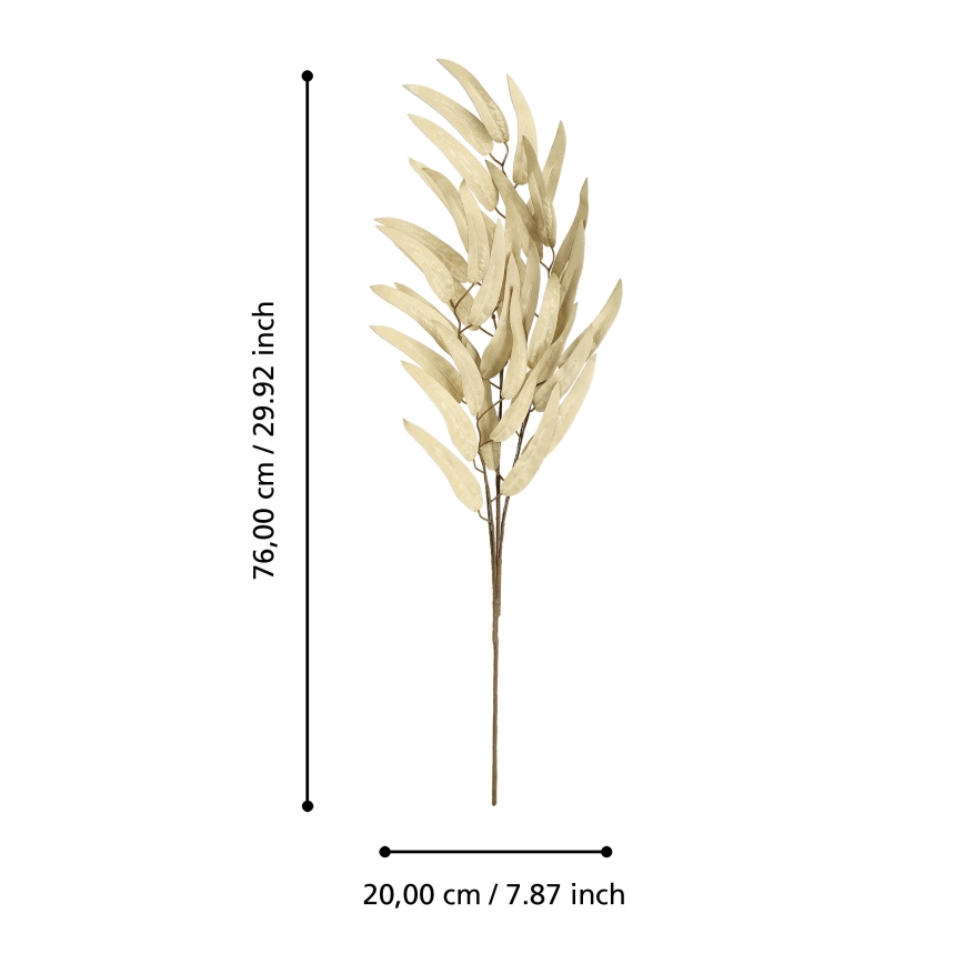 Eglo - Flor artificial 76 cm bege