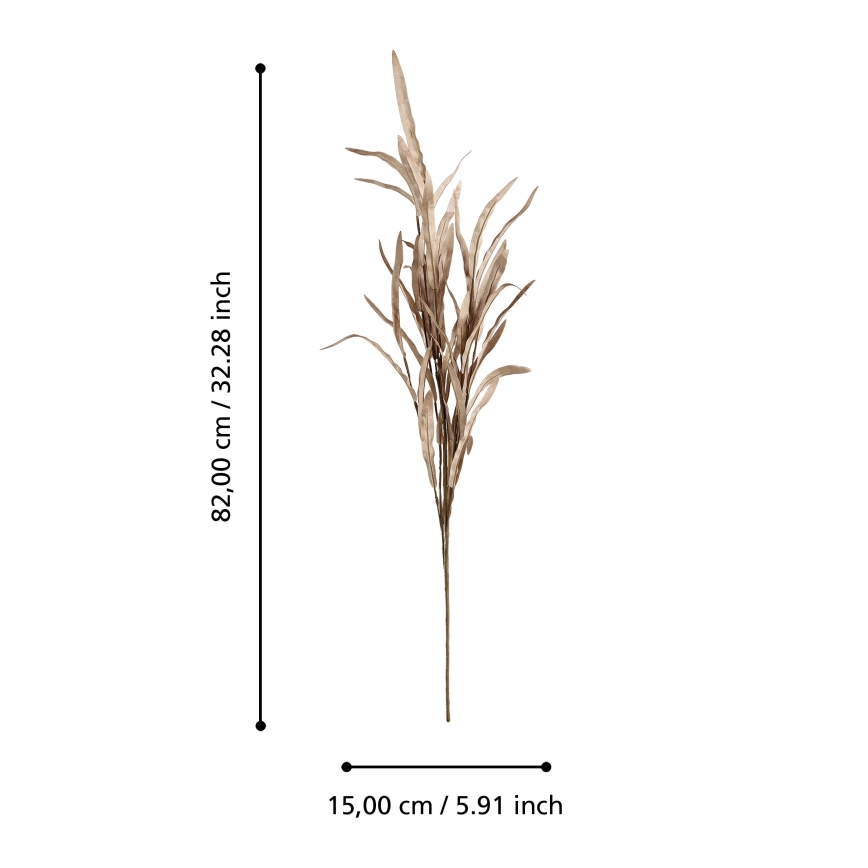 Eglo - Flor artificial 82 cm castanho