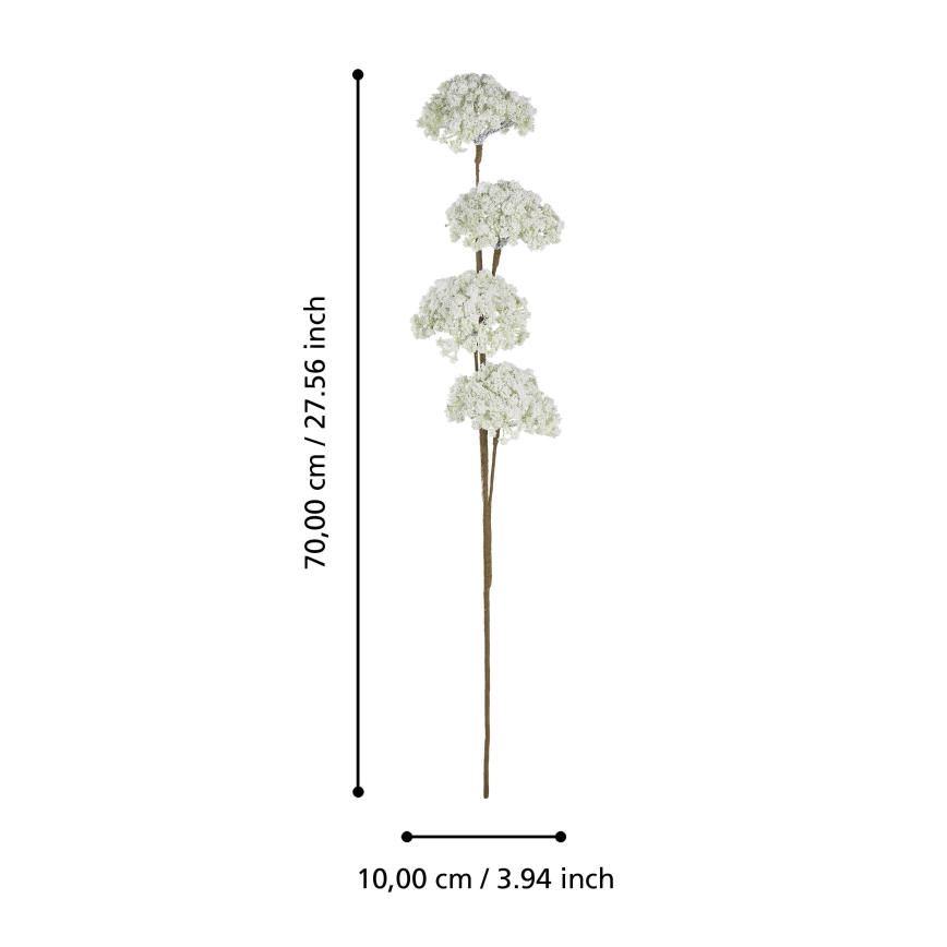 Eglo - Flor artificial 70 cm branco