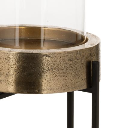 Eglo 428257 - Conjunto de 2 castiçais IBUSUKI dourado/preto