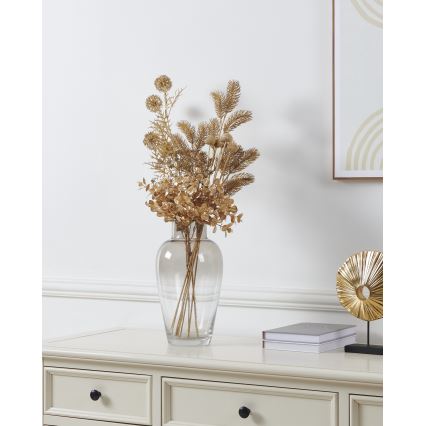 Eglo - Flor artificial 33 cm dourado