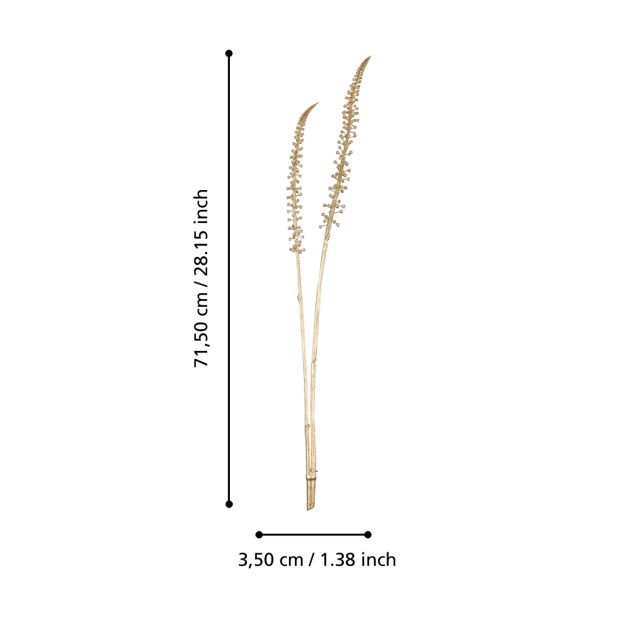 Eglo - Flor artificial 71,5 cm dourado