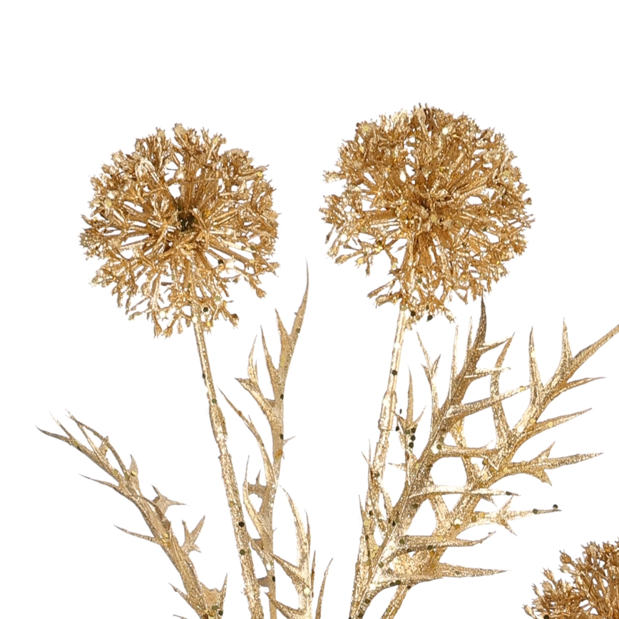 Eglo - Flor artificial 76,5 cm dourado