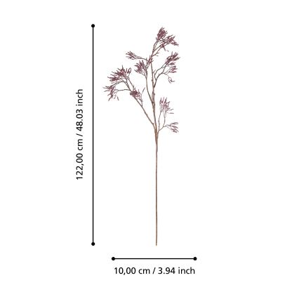 Eglo - Flor artificial 122 cm roxo