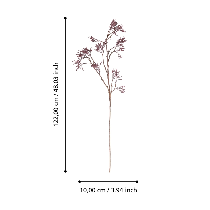 Eglo - Flor artificial 122 cm roxo