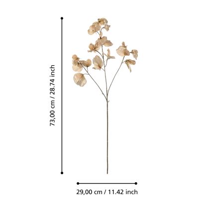 Eglo - Flor artificial 73 cm bege